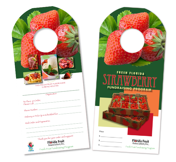 Strawberry Door Hangers
